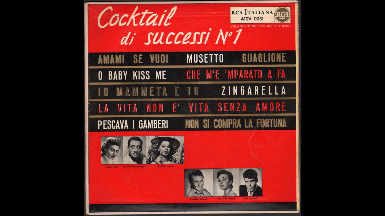 - COCKTAIL DI SUCCESSI N° 1 – ( - RCA Italiana A10V 0051 - 10