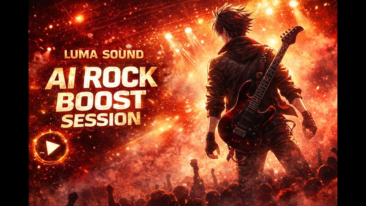 AI Hard Rock Boost Session ⚡ Fast Alternative Rock Energy Mix for Workout & Focus