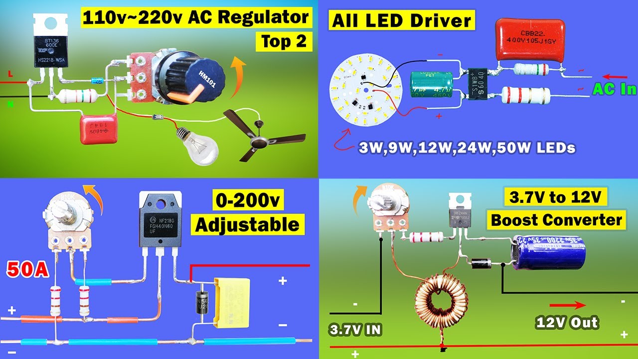 Homemade DIY Electronics projects for beginners and students
