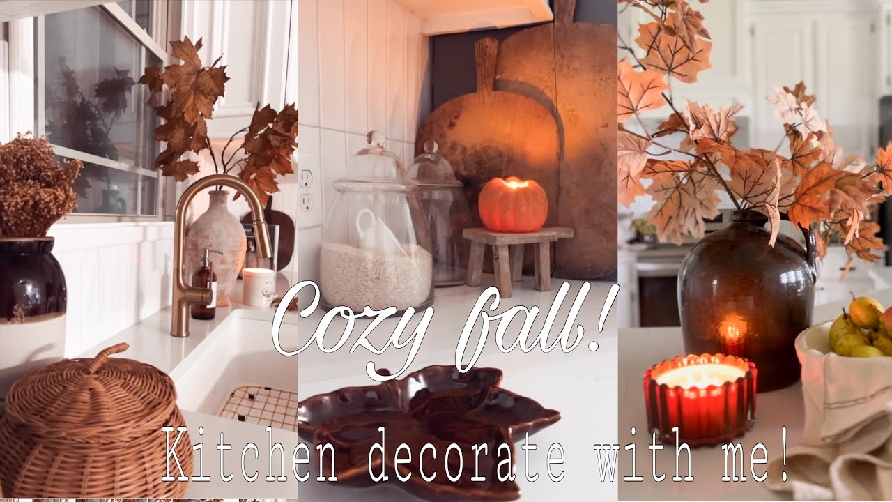 NUEVA🍁DECORACIÓN OTOÑO DE MI COCINA | IDEAS PARA DECORAR #cozyautumn #falldecor 