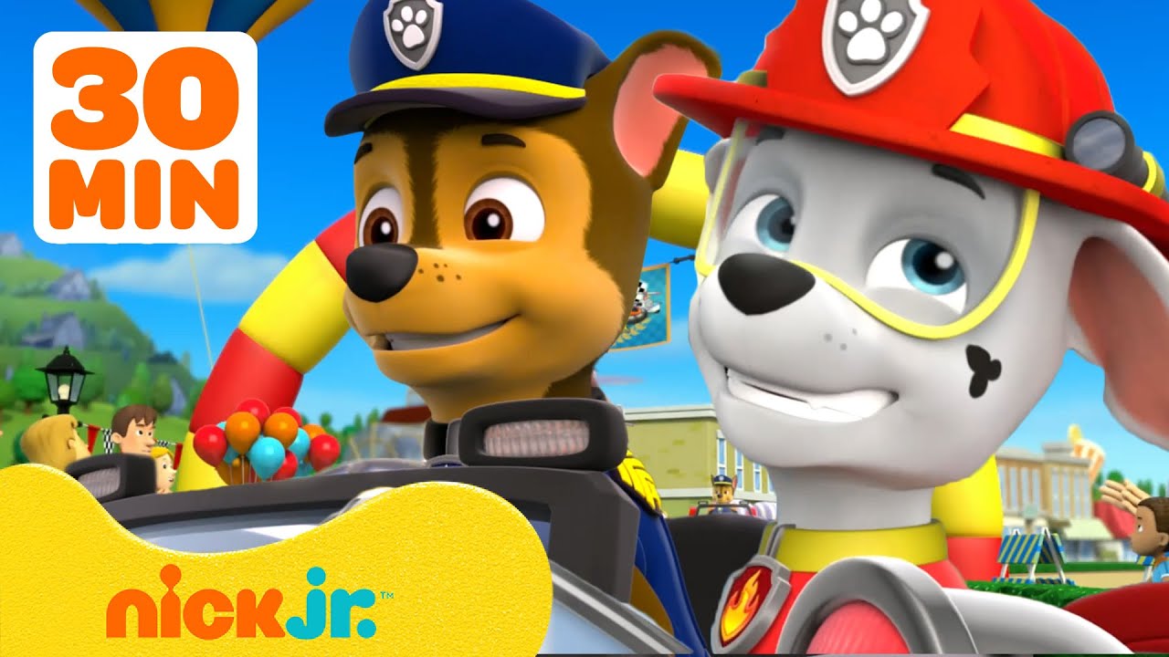 PAW Patrol | Race naar de finish & meer epische wedstrijden! 🏆🏁 | 30 min | Nick Jr. Nederlands
