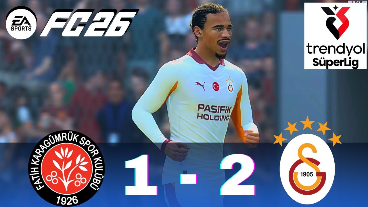FC 26 – Karagümrük vs Galatasaray | Süper Lig 2025/26 | PS5™ 4K60fps