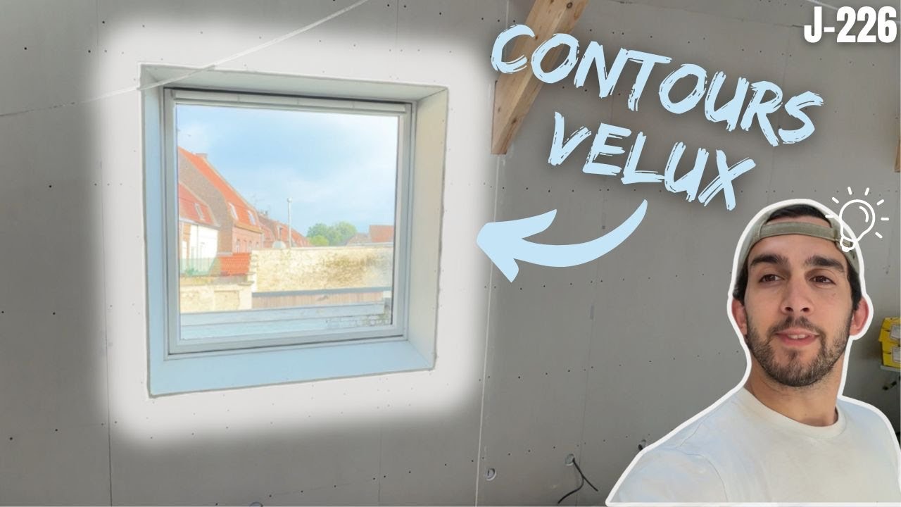 EBRASEMENTS de VELUX en Placo - VLOG Rénovation Hangar #38 (J-226)
