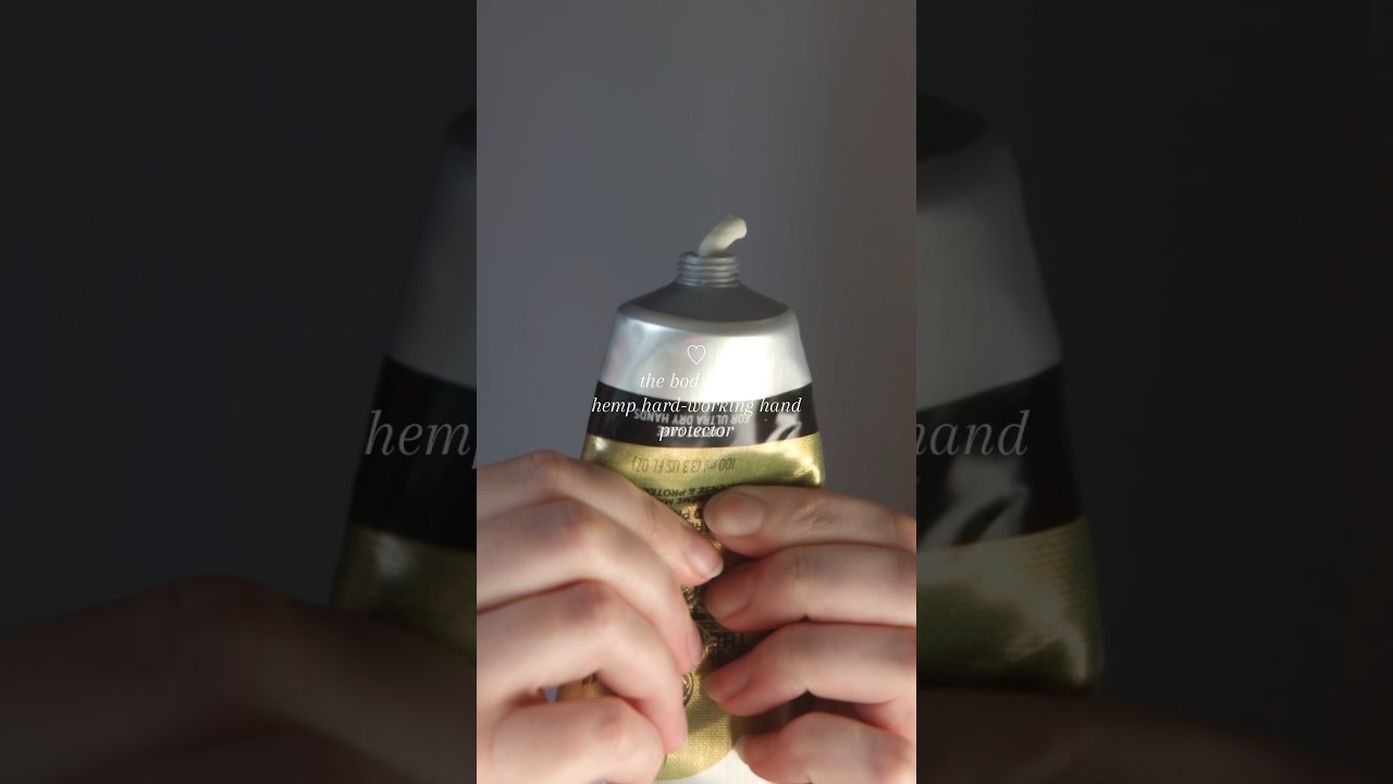 body shop hemp handcream #thebodyshop #handcream #hemphandcream #winterskincare #crueltyfreebeauty