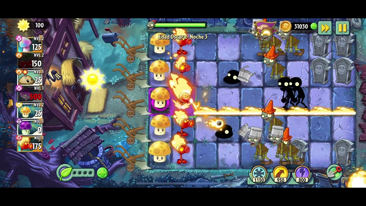 Jugando pvz2 pt5