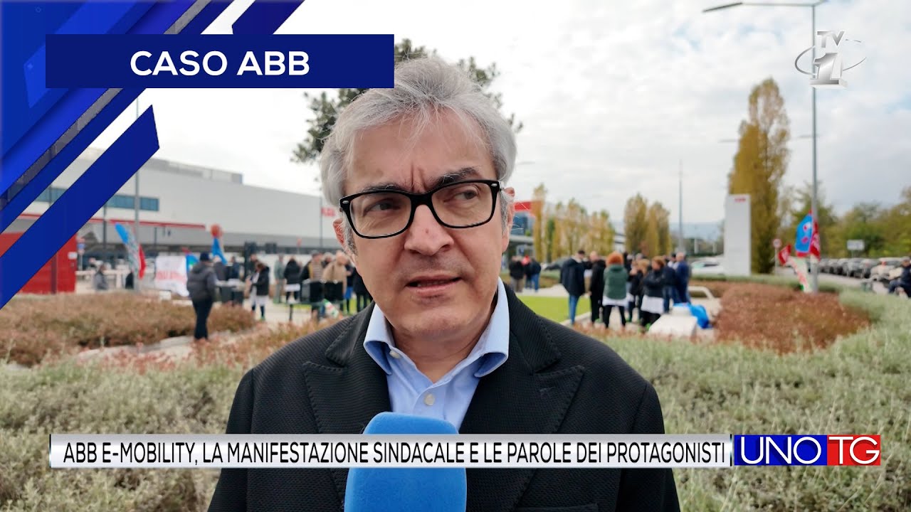 ABB E-Mobility, la manifestazione sindacale e le parole dei protagonisti