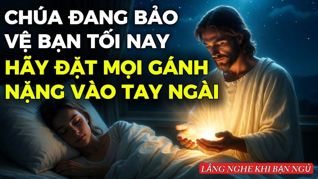 🔴CHÚA ĐANG CHĂM SÓC CHO BẠN TỐI NAY. ĐỪNG ĐI NGỦ MÀ CHƯA TRÚT HẾT MỌI GÁNH NẶNG VÀO TAY NGÀI