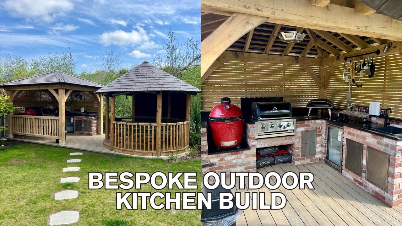 OUTDOOR LIVING IDEAS: BESPOKE BRICK OUTDOOR KITCHEN