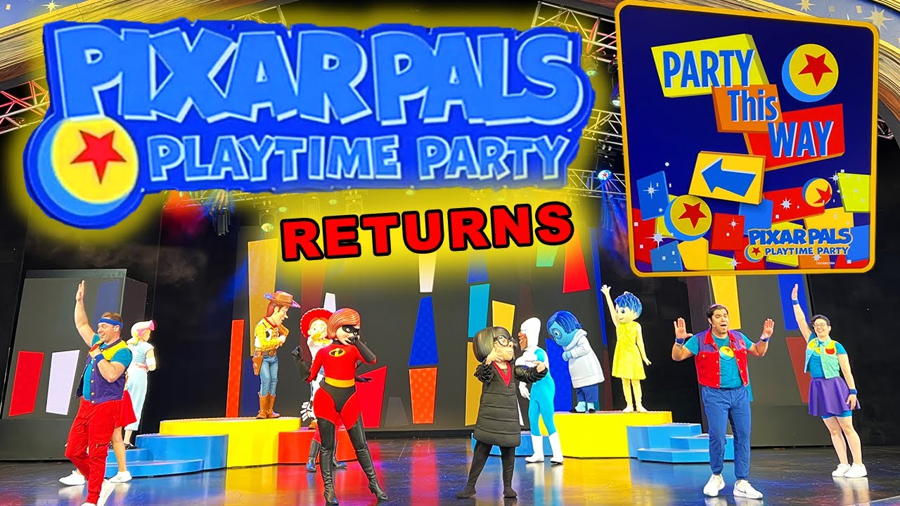 🎉✨ The Pixar Pals Playtime Party RETURNS to Fantasyland Theater at Disneyland Park! ✨🎉