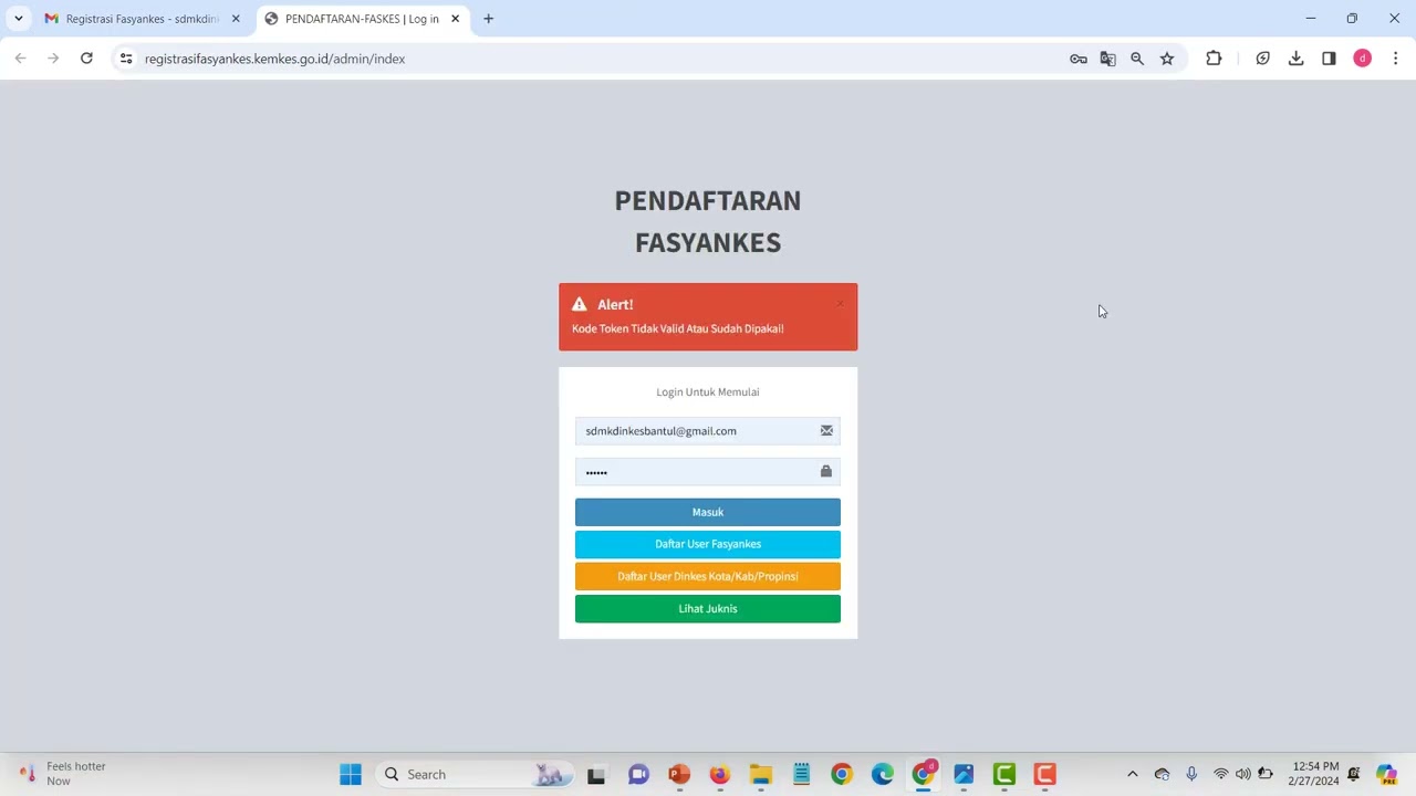 Tutorial Cara Membuat Kode Registrasi Fasyankes bagi Praktek Mandiri