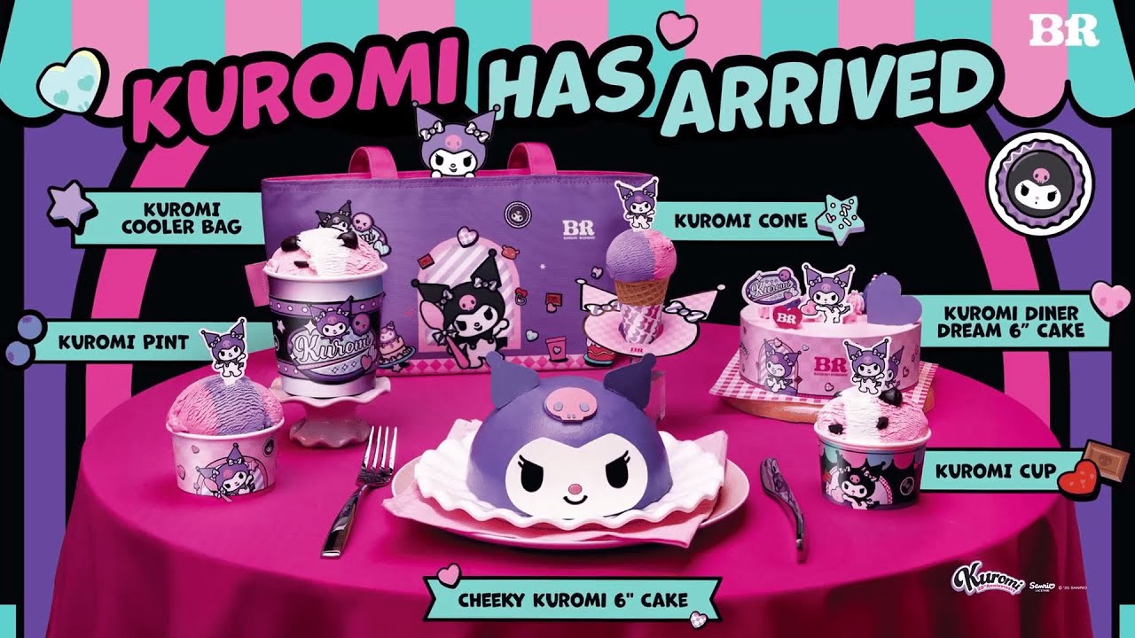 Kuromi Has Arrived at Baskin-Robbins!