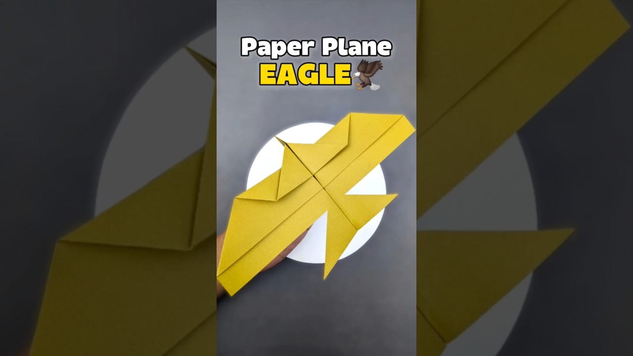 Eagle Paper Plane Tutorial! how to make a paper airplane 101