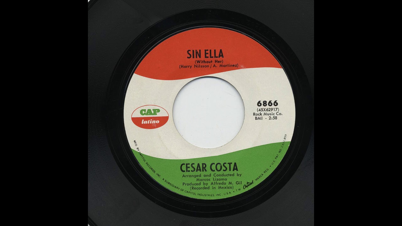 Cesar Costa - Sin Ella - CAP - Latino 6866