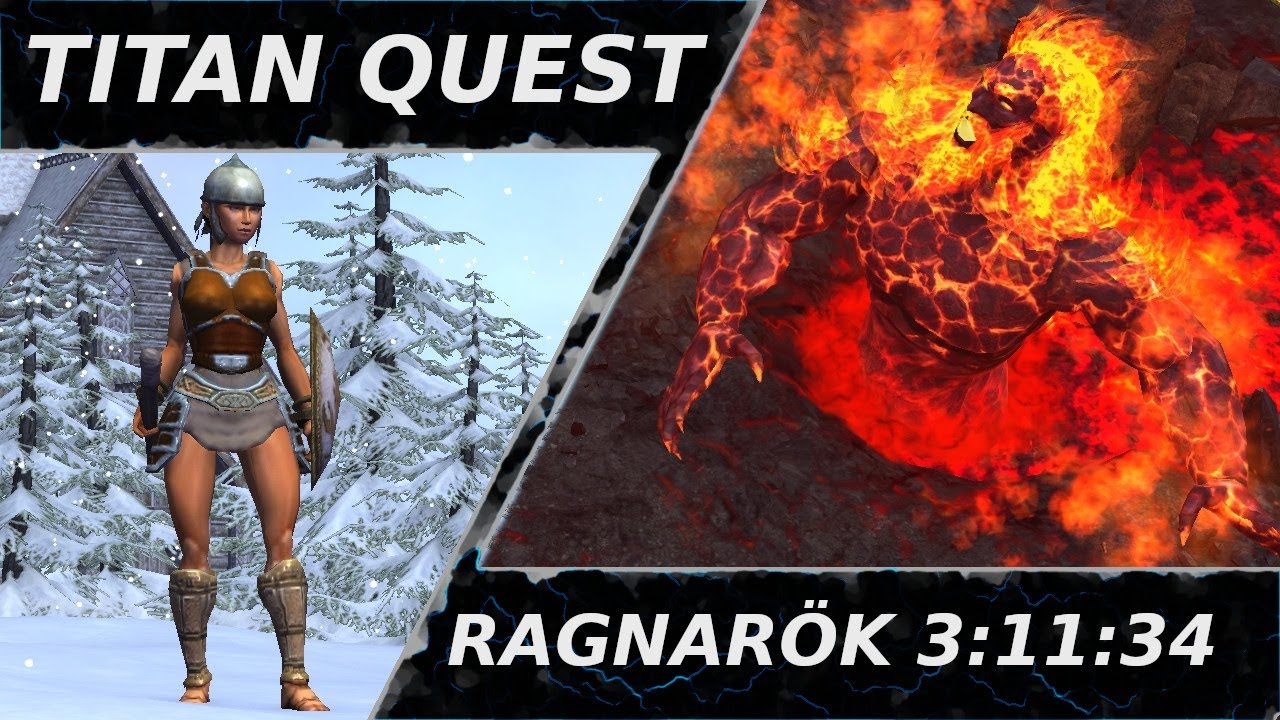 Titan Quest AE Speedrun Glitchless Ragnarök (3:11:34)