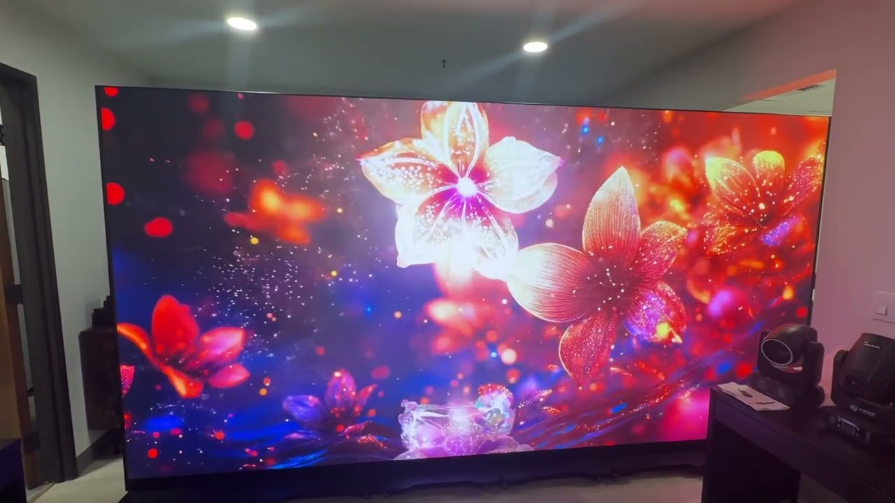 6pcs led posters to build a big screen 