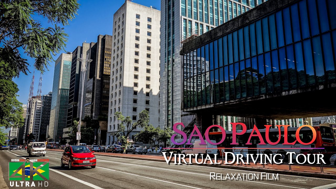 【4K】2.5 HOUR RELAXATION FILM: &laquo;Driving in Sao Paulo (Brazil)&raquo; Ultra HD (for 2160p Ambient TV)