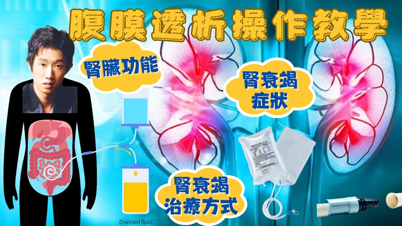 【腹膜透析操作教學👩🏻‍⚕️】腎臟的功能🤟｜腎衰竭的症狀😷｜腎衰竭治療💡｜腹膜透析💖｜血液透析🩸｜腎臟移植⚠️｜洗肚💦｜泌尿系統✨️《東東雲吞麵》#香港護士  #香港醫護 #護理 #腹膜透析 #洗肚