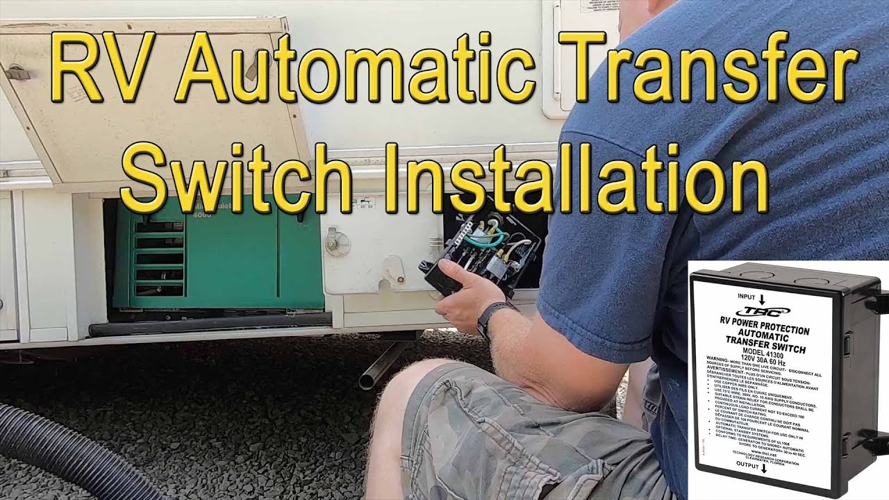 RV Automatic Generator Transfer Switch Installation - Southwire TRC