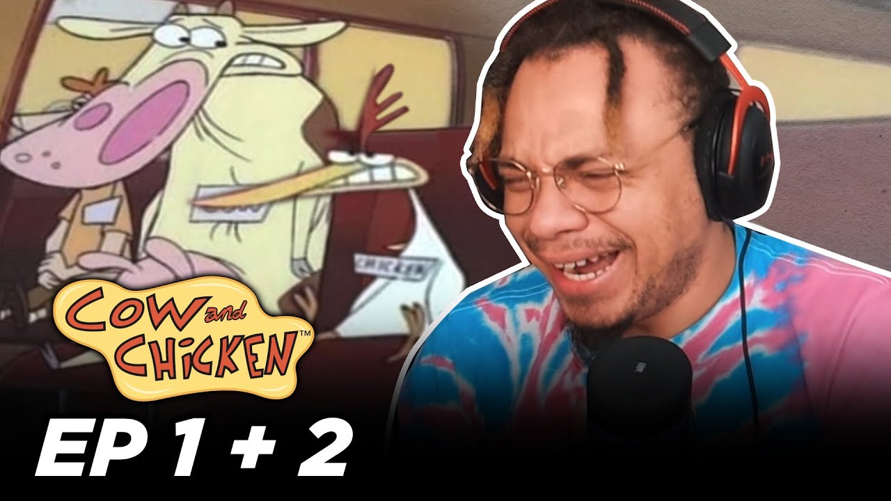 HOW WAS THIS AIRED!? - COW AND CHICKEN EP 1-2: REACTION VIDEO