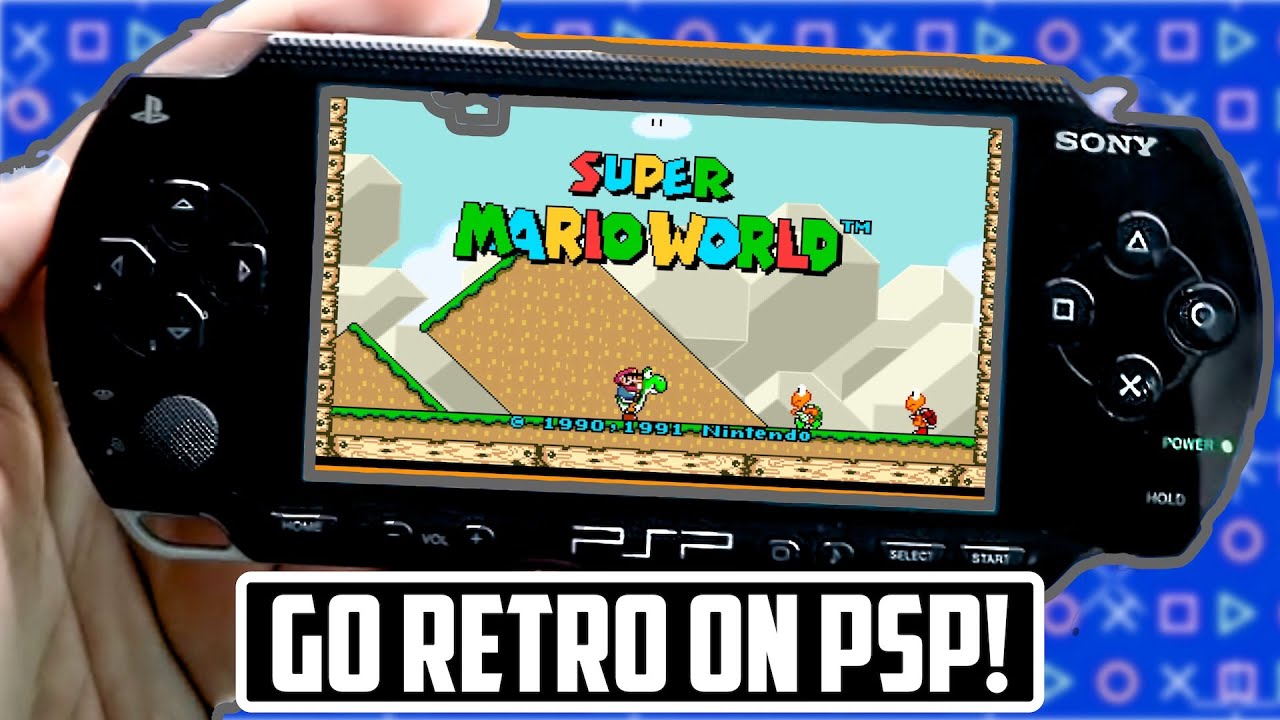 Играйте в любимые ретро-игры на PSP с RetroArch