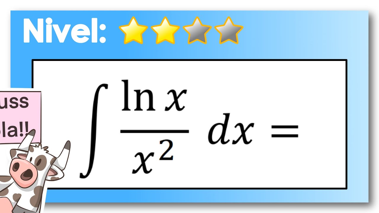 ✅ integral de ln(x)/x^2   |  integración por partes #integrales #integration