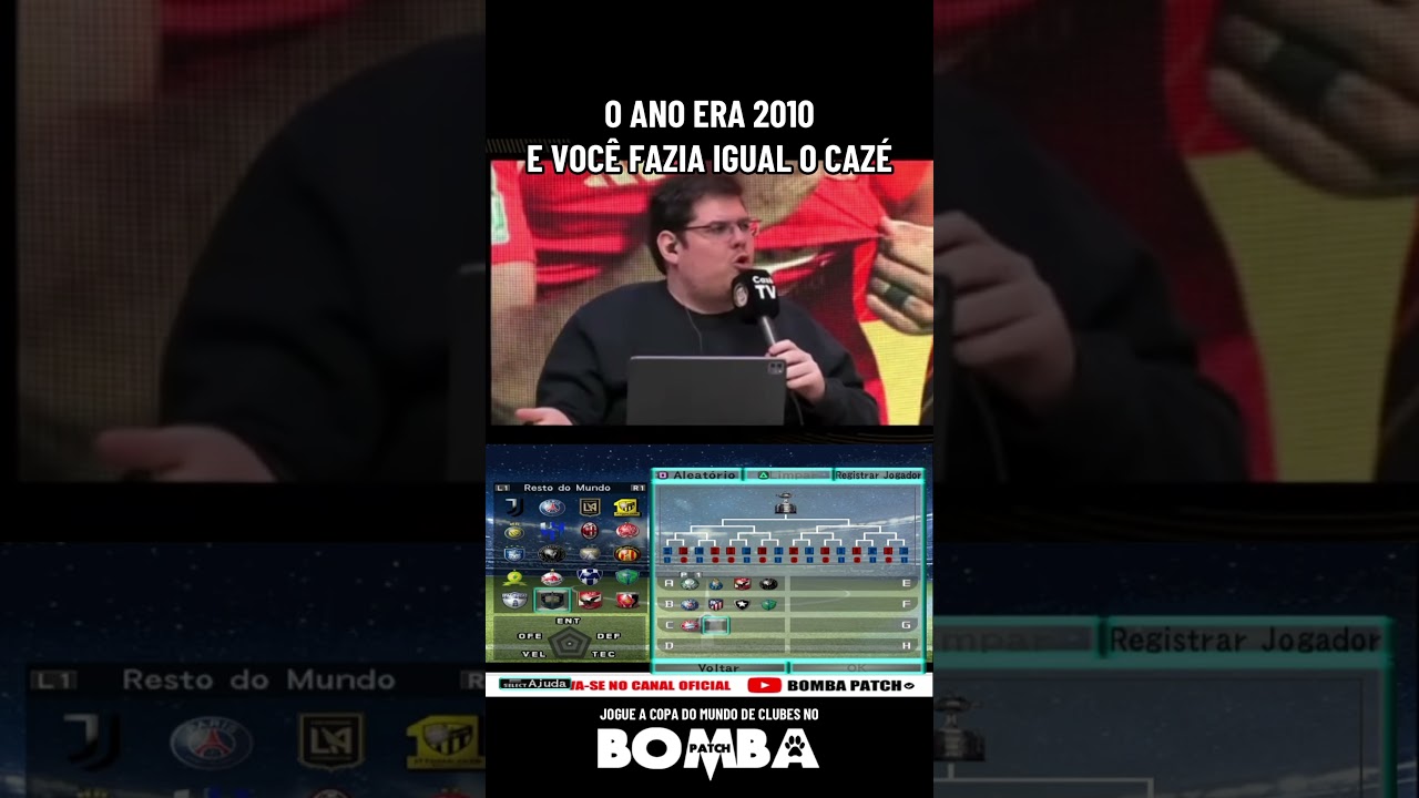 Quem nunca!? #bombapatch #ps2 #ps3 #ps4 #ps5 #psp #ppsspp #xbox #futebol #games #videogames #cazetv