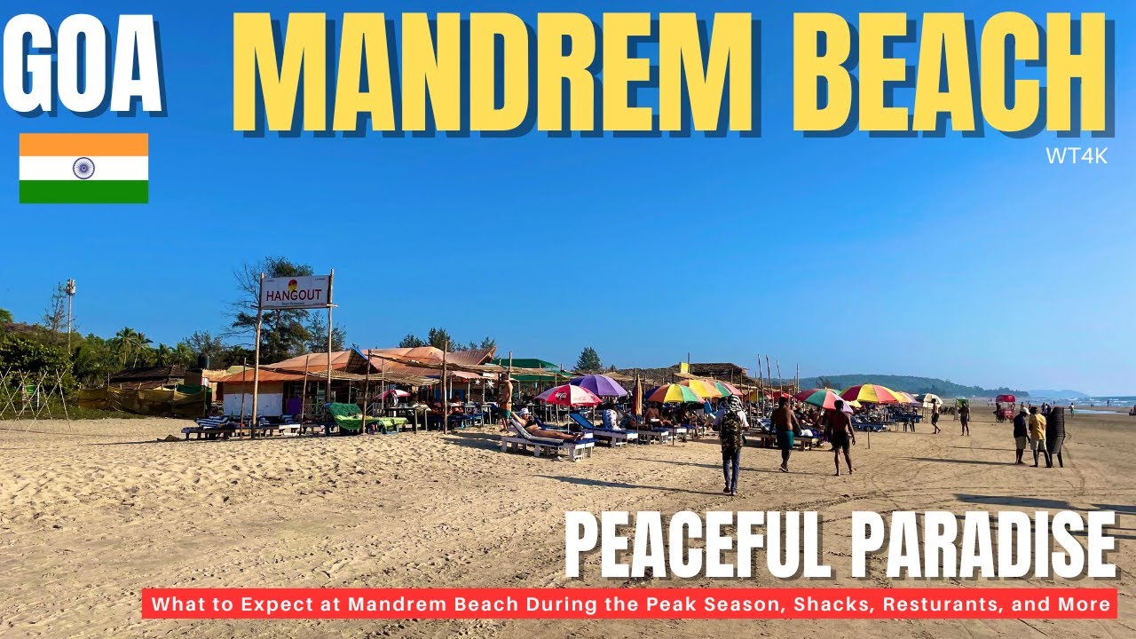 Exploring Mandrem Beach: Goa January 2025 | Unforgettable Goa Vlog | Russian Beach Paradise 🇮🇳