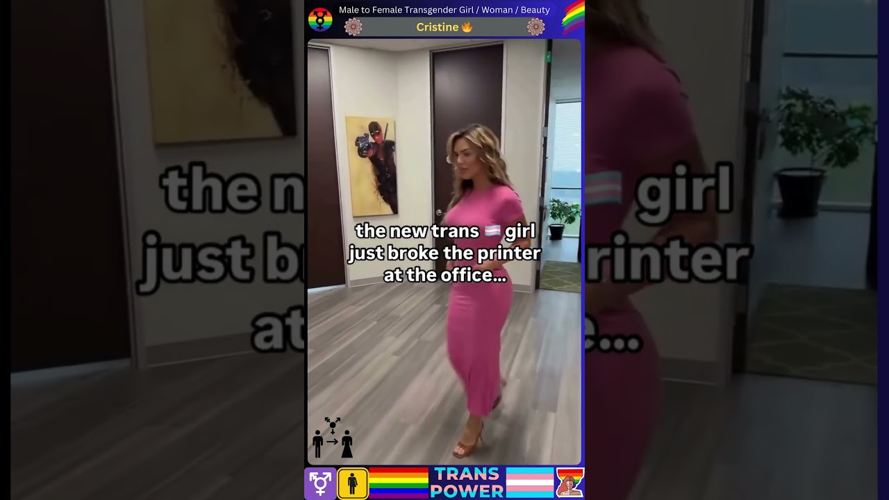Male to Female Transgender Beauty - Cristine 🔥  #viralvideo #shorts #mtf #transgender #lgbt