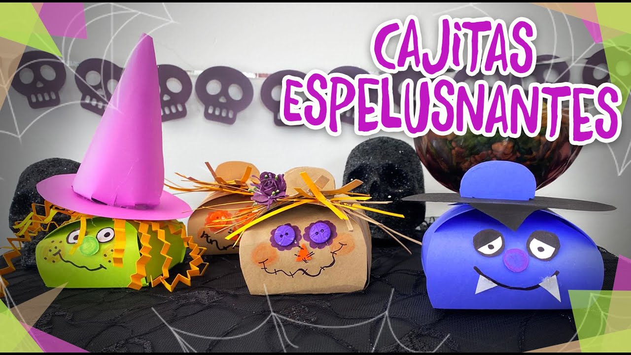 Cajitas de Halloween 🧛🏻‍♂️. 🧙🏻‍♀️👩🏼‍🌾 🎃 :: Chuladas Creativas