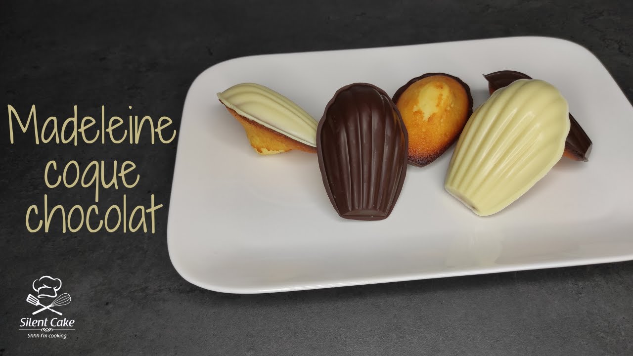 Madeleines coques en chocolat (Recette très rapide !) | Silent Cake