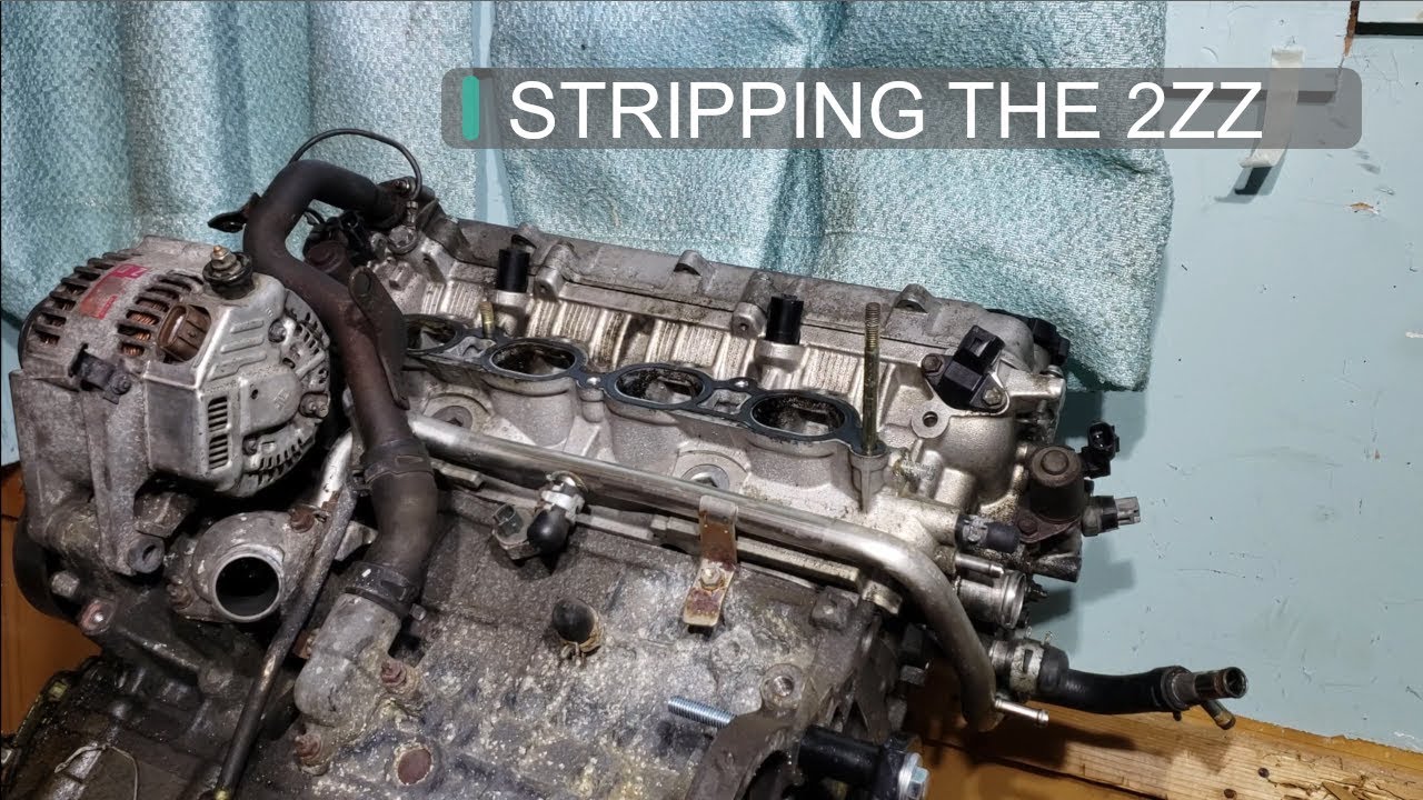 Stripping the 2ZZ | MR2 Build