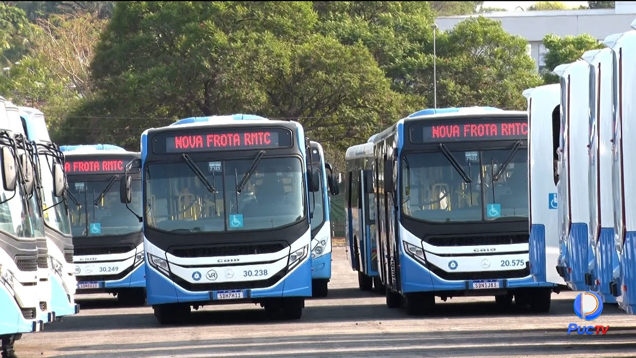 GOVERNADOR ENTREGA 132 NOVOS ÔNIBUS QUE ENTRARÃO EM CIRCULAÇÃO NAS RUAS DE GOIÂNIA