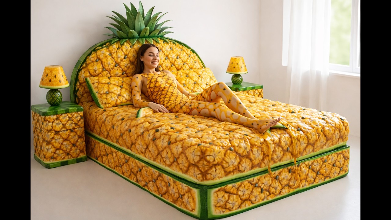 Which Wild Bed Would You Lay In?🍍 🛌✨| Oddly Satisfying AI ASMR