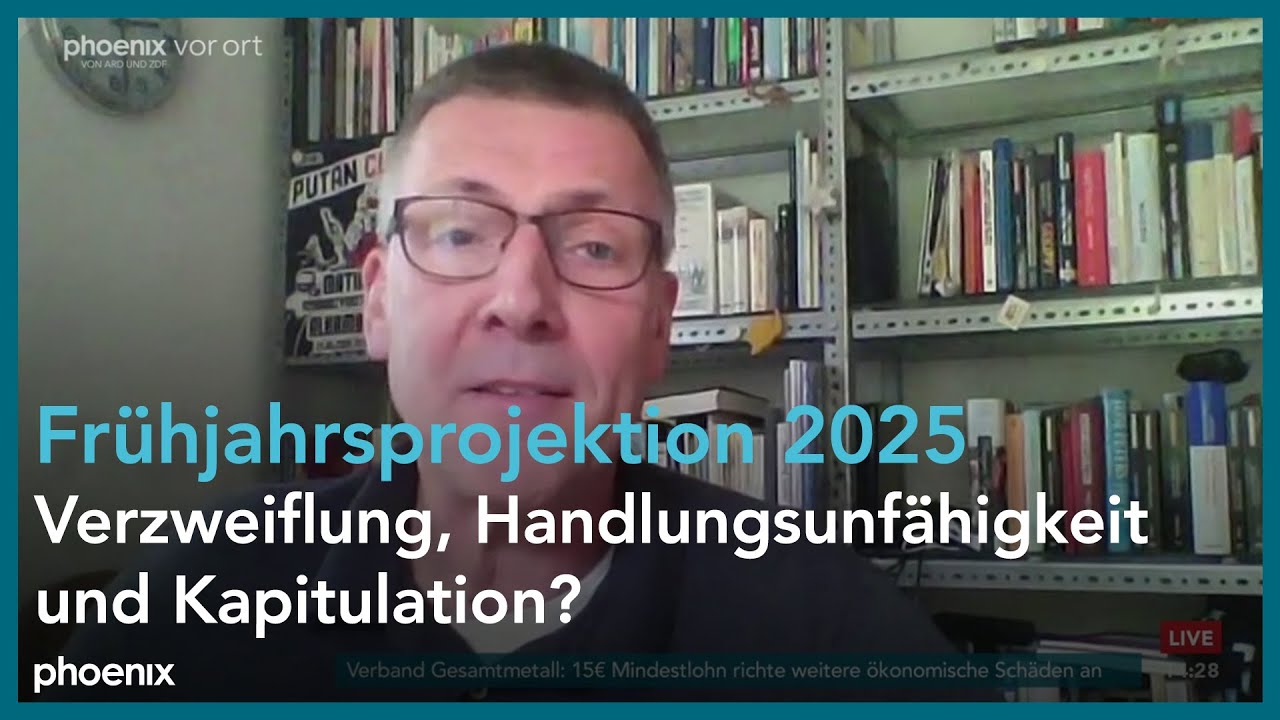 Prof. Niko Paech zur Vorstellung der Frühjahrsprojektion 2025 am 24.04.25