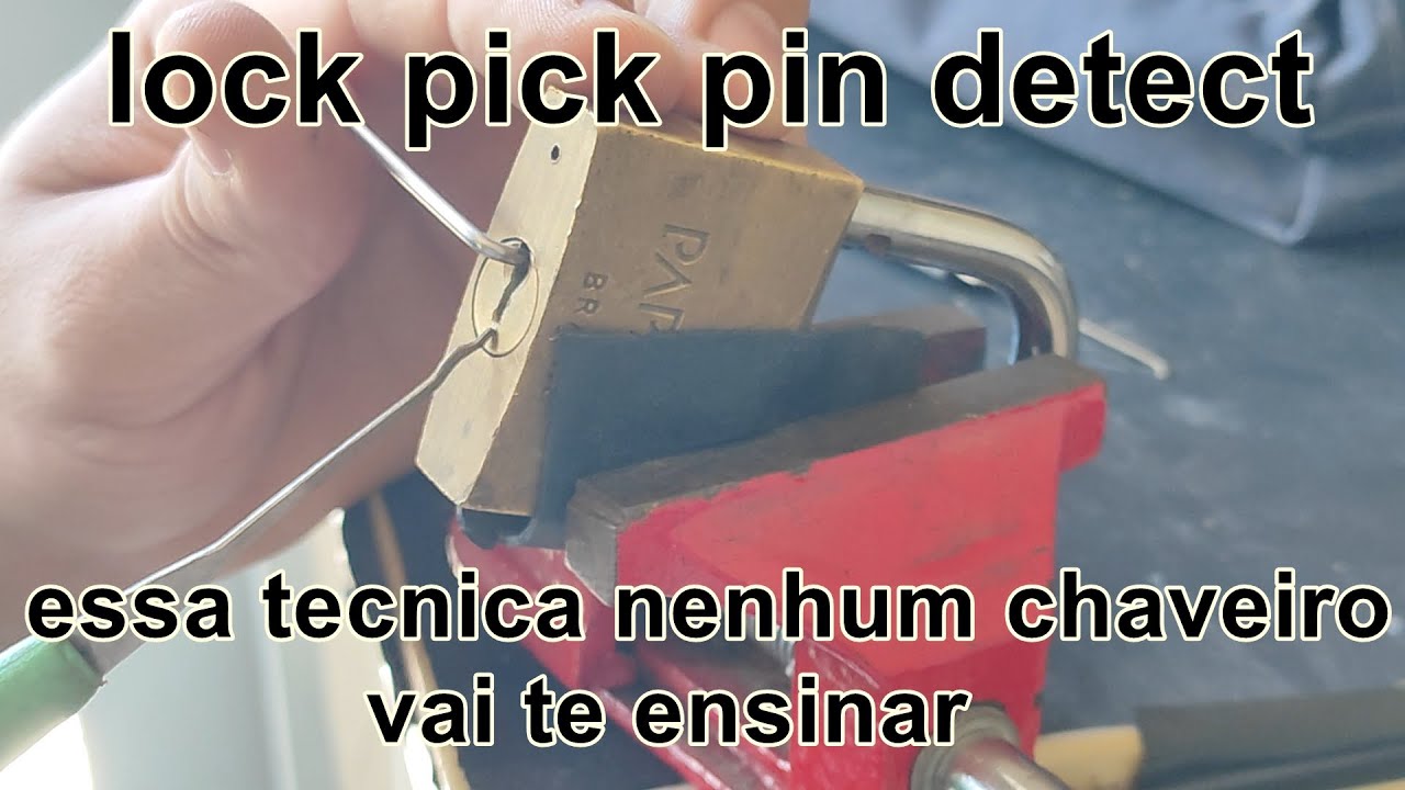 como abrir fechadura papaiz o segredo do lock pick micha