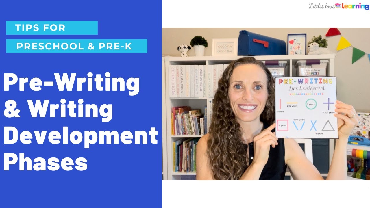 Pre-Writing Development & the Four Phases of Writing Development in Preschool, Pre-K, & Kindergarten