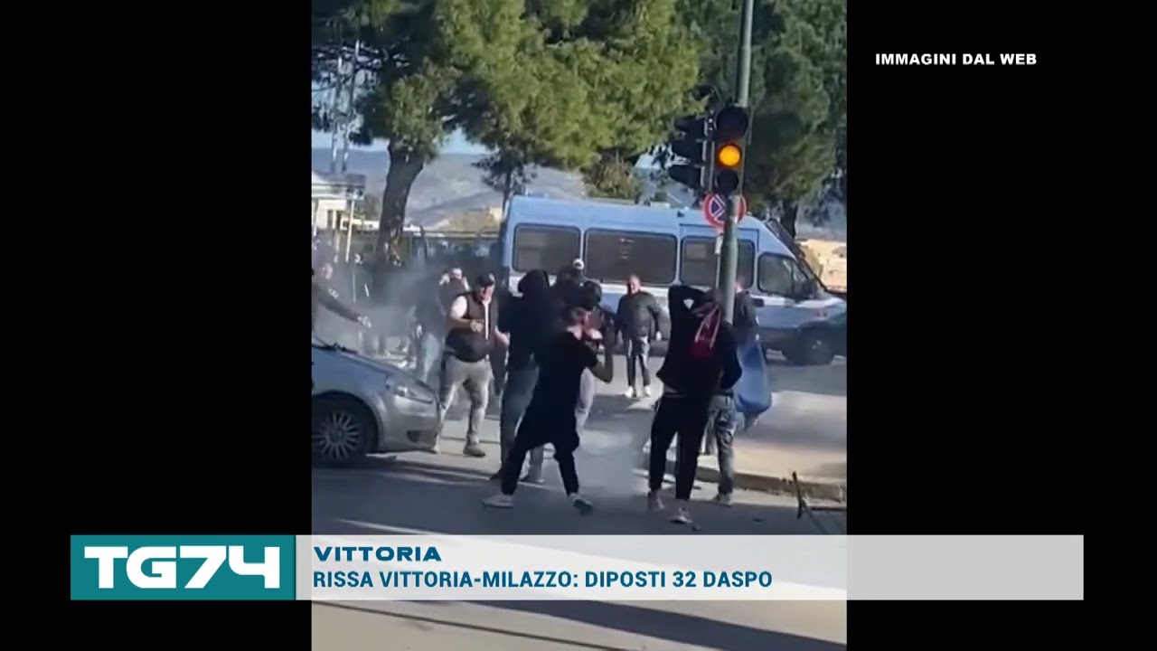 VITTORIA - RISSA VITTORIA MILAZZO, DIPOSTI 32 DASPO