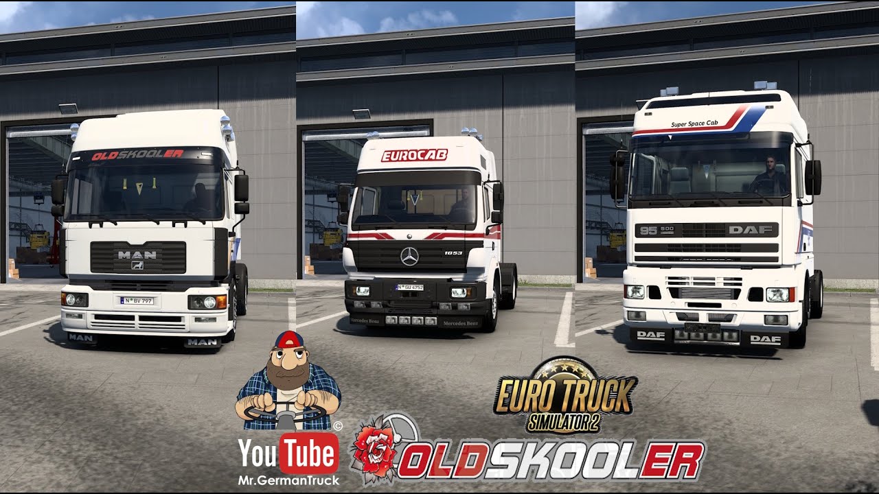 [ETS2 v1.55] Mercedes Sk + MAN F2000 & DAF ATI *Update*