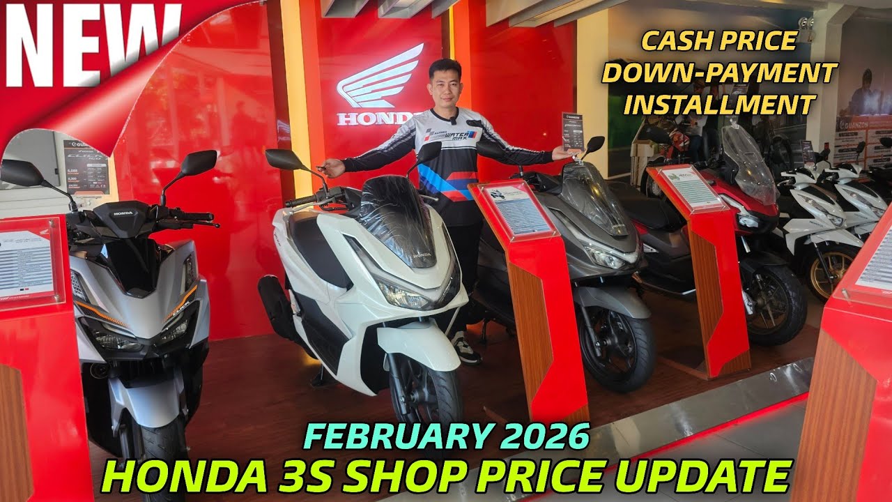 Honda 3S Shop Price Update February 2026
