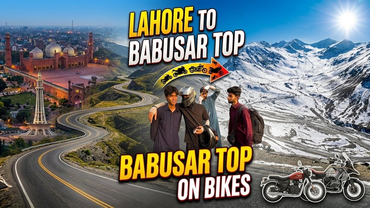 Lahore to babusar top on bikes😍| Moto Vlog | ibi Sheikh