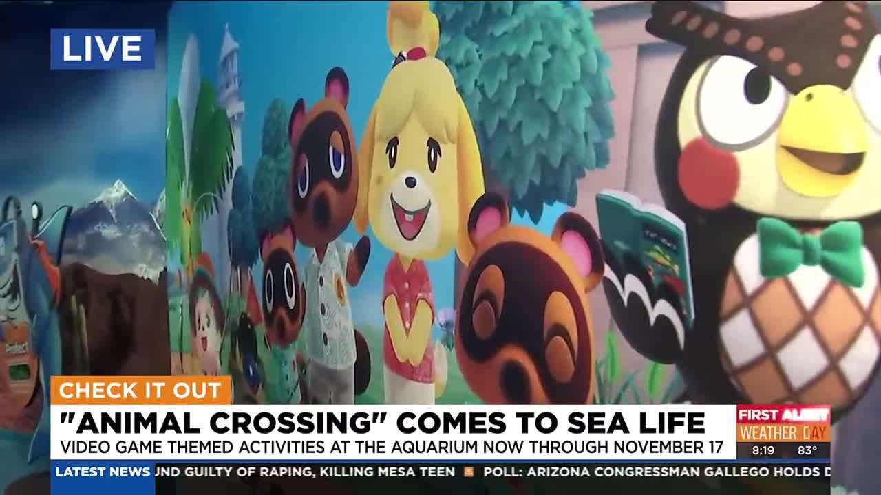 SeaLife Aquarium hosts Animal Crossing exhibit