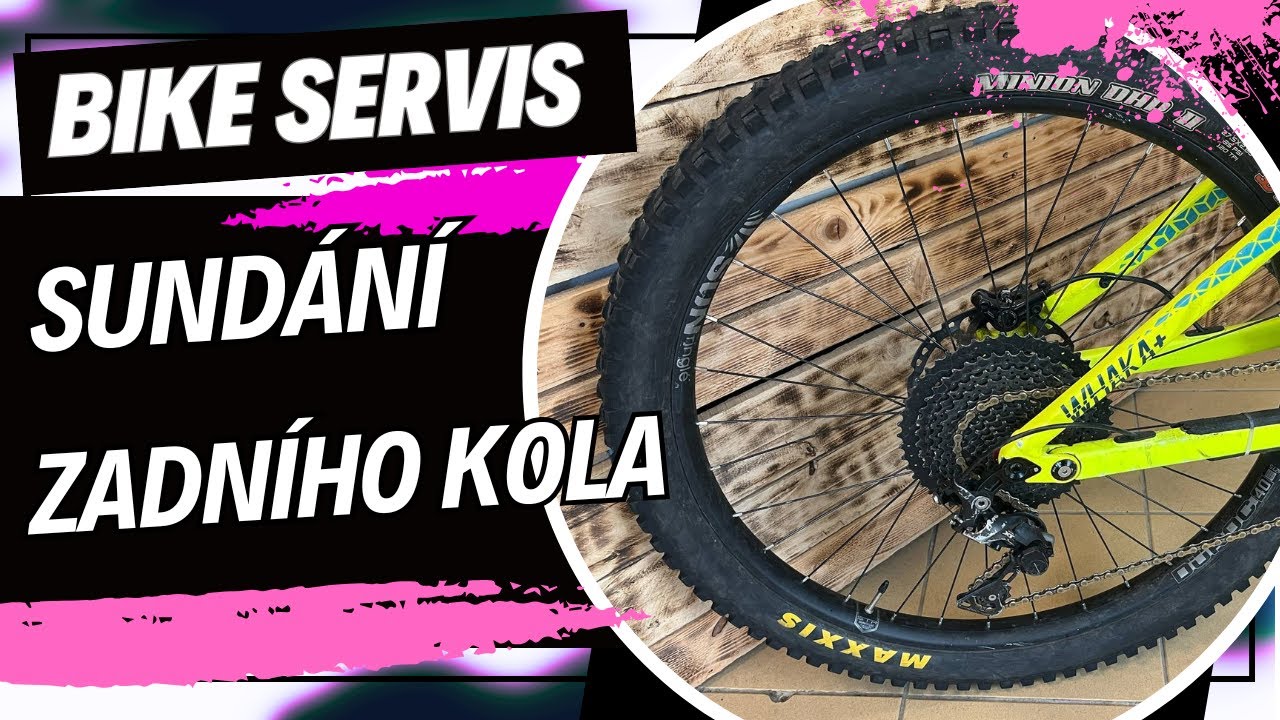 Sundání zadního kola při přepravě, defektu, nebo výměny pláště - Bike servis manuál