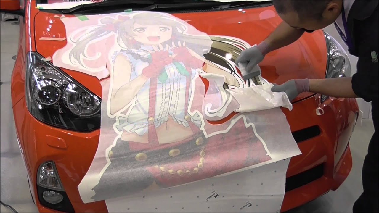 ラブライブ！ - Love Live 南ことり　痛車ステッカー施工＠MEGA WEB