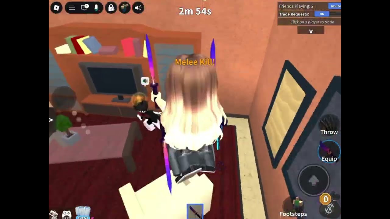 INSANITY, LUCK, AND SKILL IN MUDER MYSTERY 2!! (Yes another mm2 comp SHUSH)