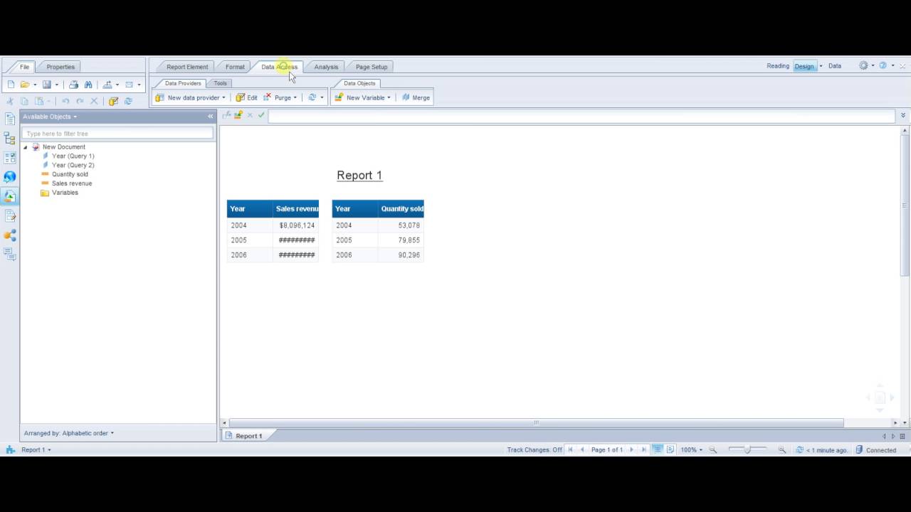 Webi 4.2 Merge dimension