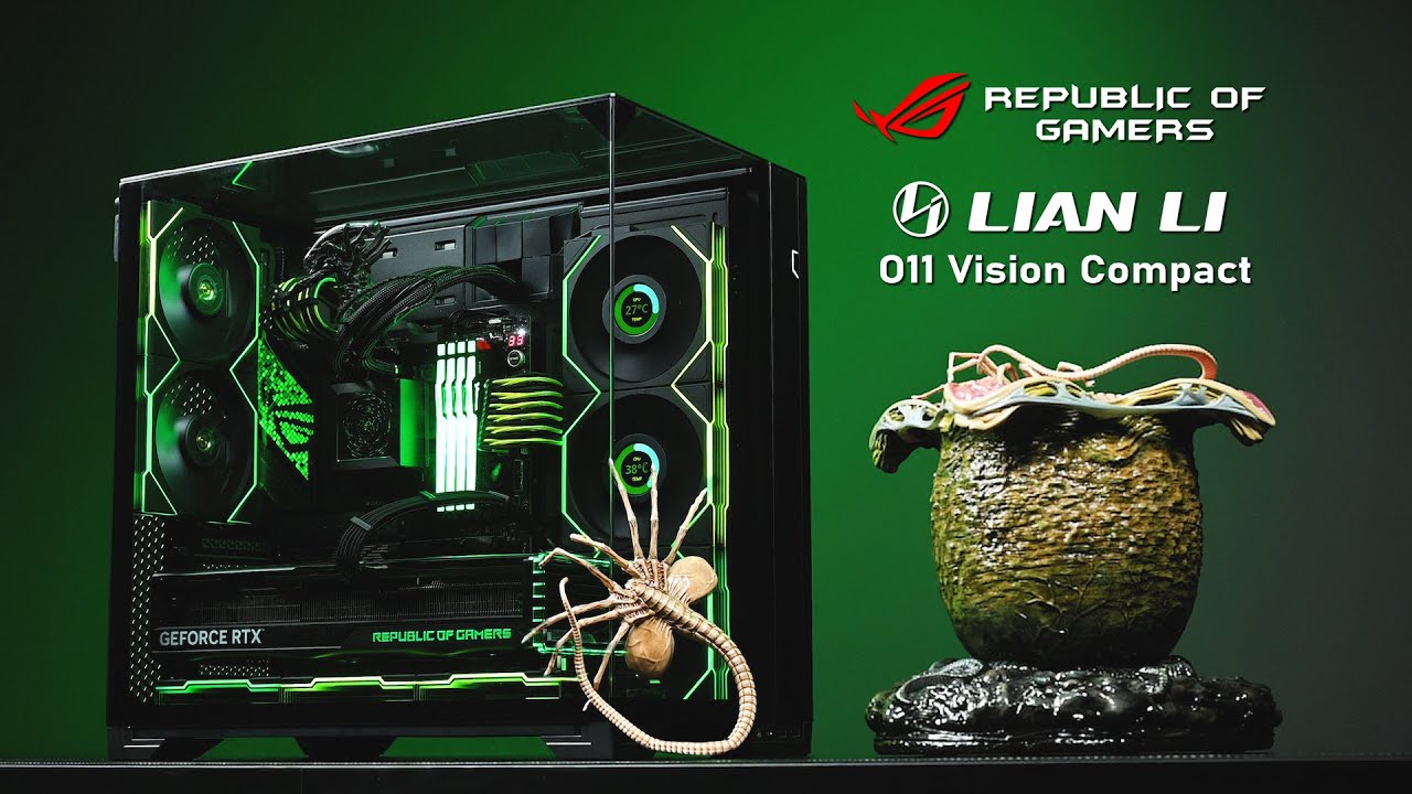Dream 4K Gaming PC BUILD - Lian Li O11 Vision Compact, RTX 4080 Super, Core Ultra 7 265K, ROG