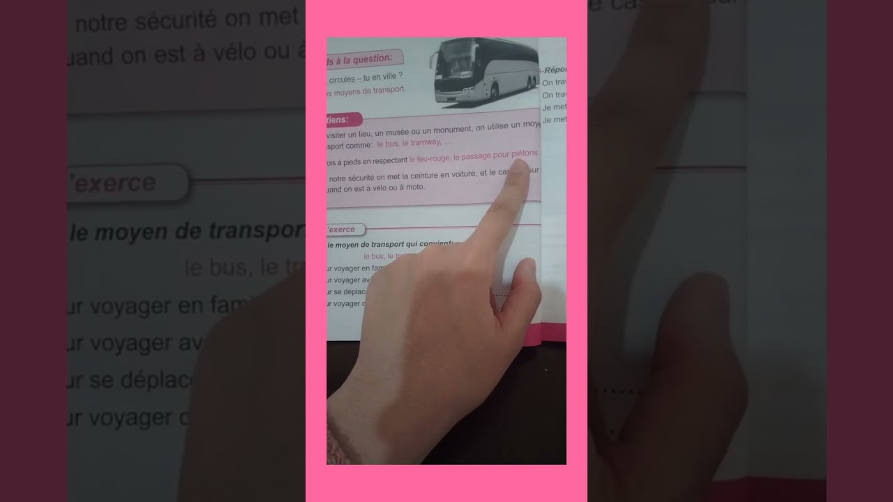 5AP projet 2 :  Le vocabulaire de la visite( se déplacer)