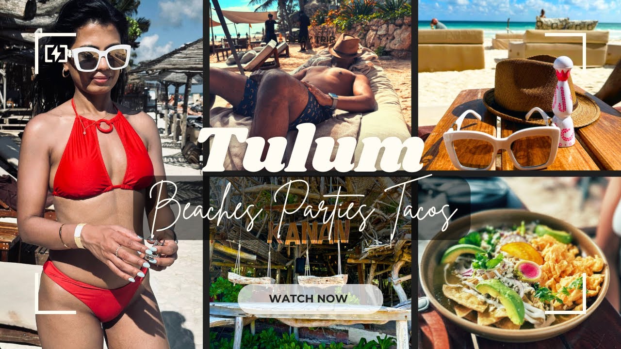 ТУЛУМ - 2025 Пляжные клубы, вечеринки, ночная жизнь, еда #tulum #travel #beach #explore #nightlif...
