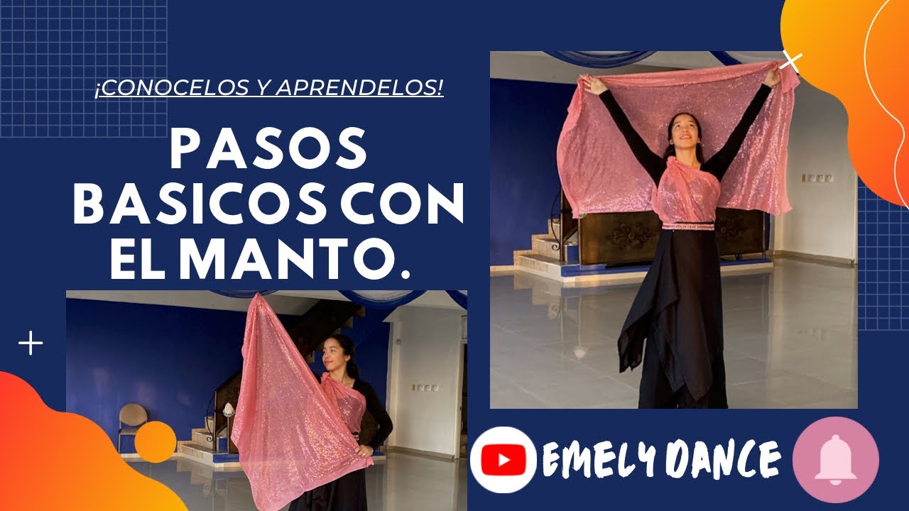 ¡APRENDE ESTOS GRANDIOSOS PASOS CON EL MANTO! | Danza Cristiana