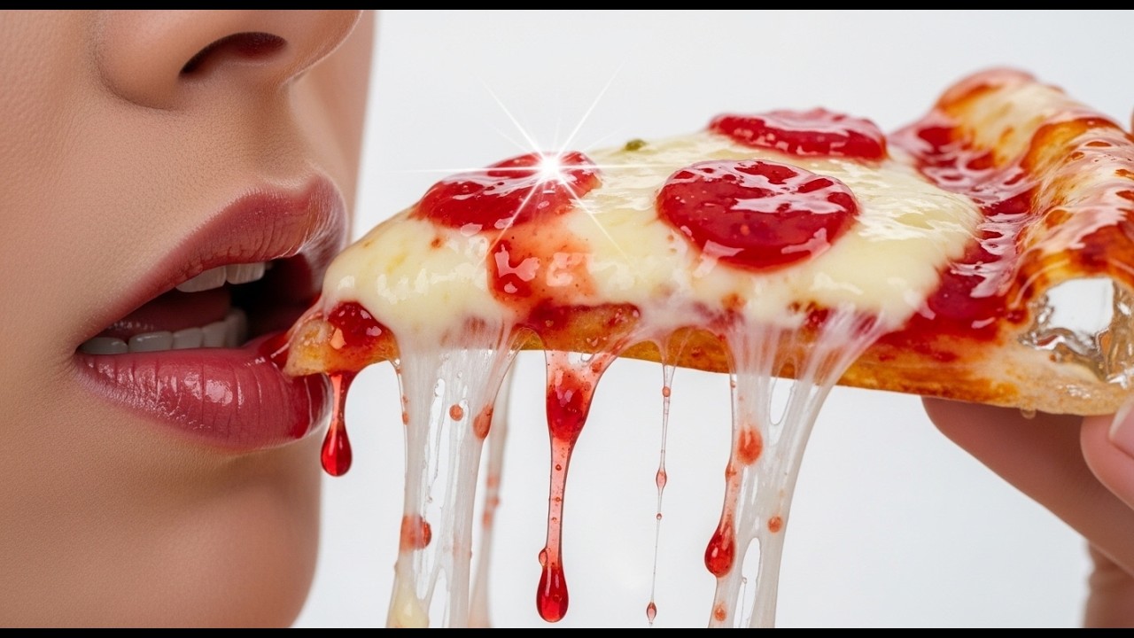 PIZZA DE VIDRO CROCANTE 😱🍕  ASMR Realista que Parece de Verdade   Mas é 100% Vidro